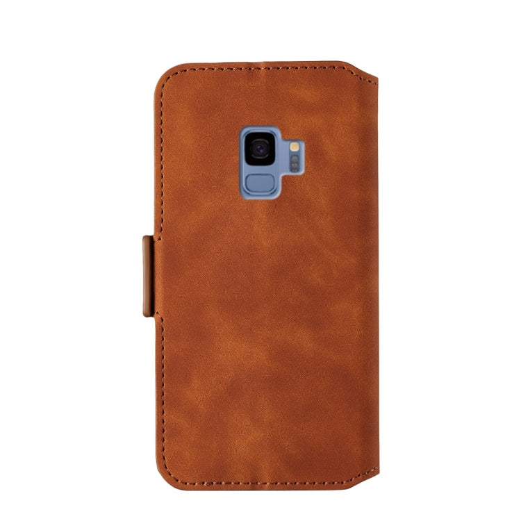 For Galaxy S9 Retro Frosted Oil Side Horizontal Flip Case with Holder & Card Slots