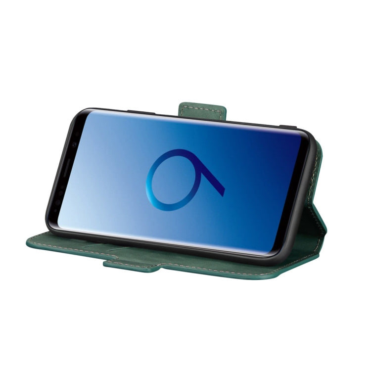 For Galaxy S9 Retro Frosted Oil Side Horizontal Flip Case with Holder & Card Slots
