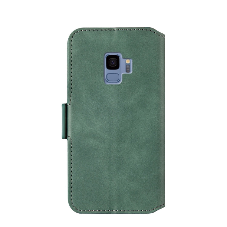 For Galaxy S9 Retro Frosted Oil Side Horizontal Flip Case with Holder & Card Slots