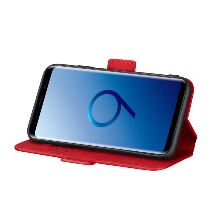 For Galaxy S9 Retro Frosted Oil Side Horizontal Flip Case with Holder & Card Slots