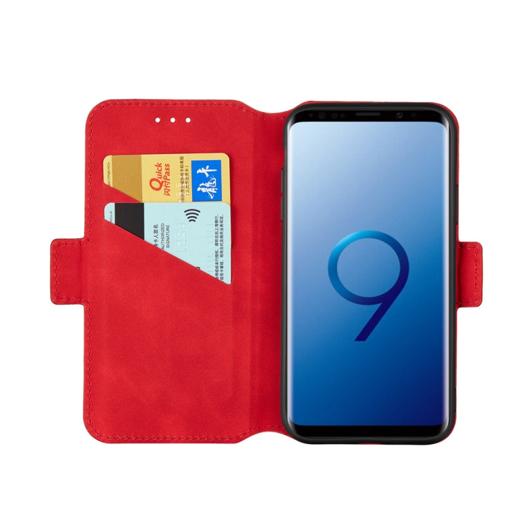 For Galaxy S9 Retro Frosted Oil Side Horizontal Flip Case with Holder & Card Slots