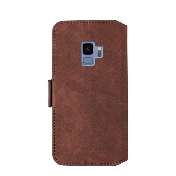 For Galaxy S9 Retro Frosted Oil Side Horizontal Flip Case with Holder & Card Slots