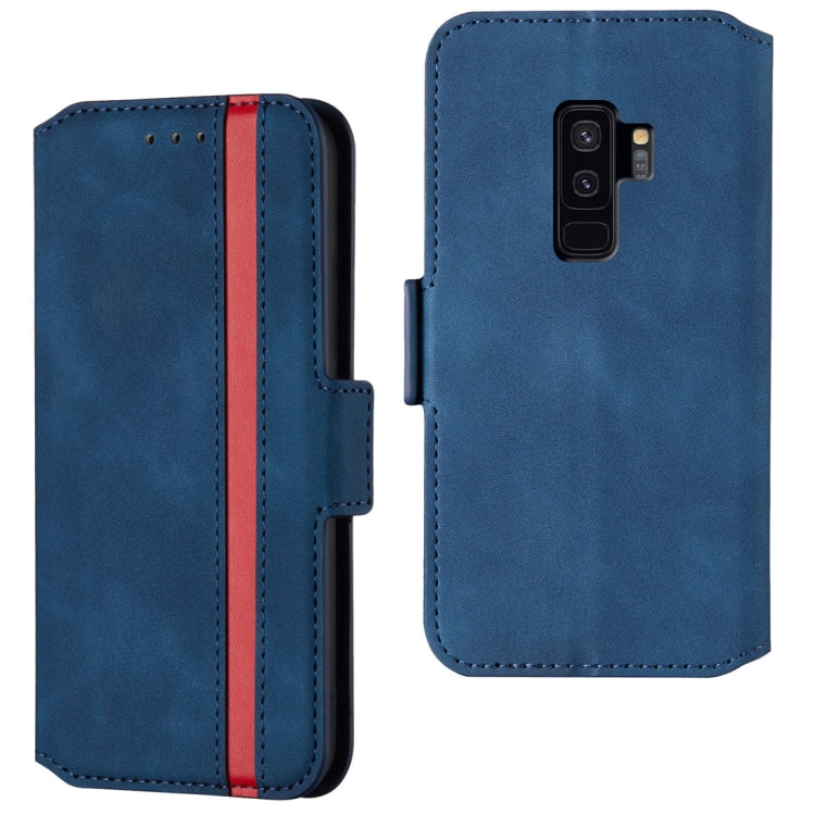 For Galaxy S9+ Retro Frosted Oil Side Horizontal Flip Case with Holder & Card Slots