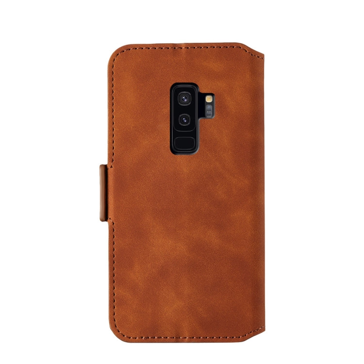 For Galaxy S9+ Retro Frosted Oil Side Horizontal Flip Case with Holder & Card Slots