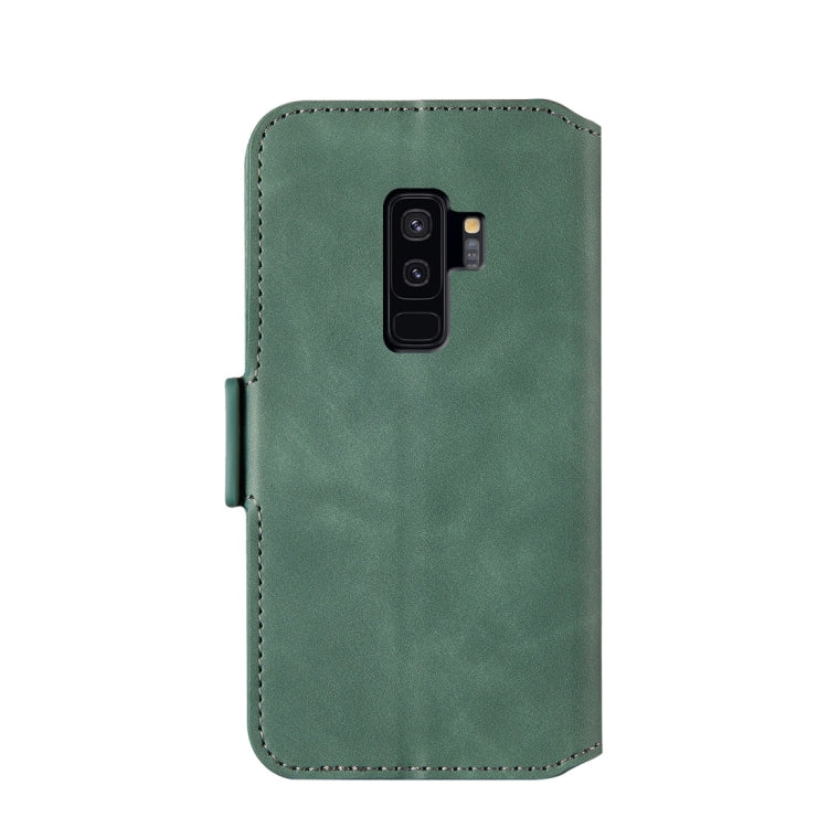 For Galaxy S9+ Retro Frosted Oil Side Horizontal Flip Case with Holder & Card Slots