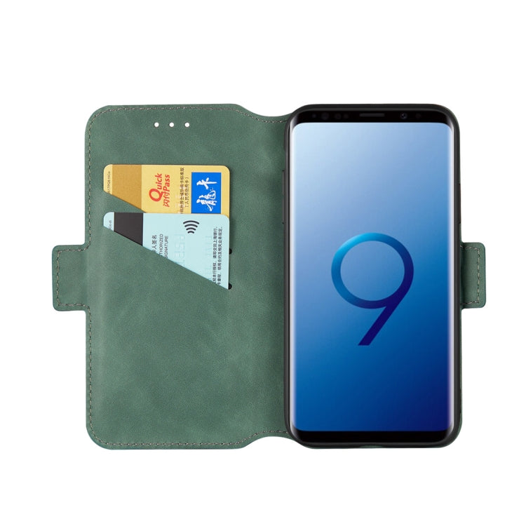 For Galaxy S9+ Retro Frosted Oil Side Horizontal Flip Case with Holder & Card Slots