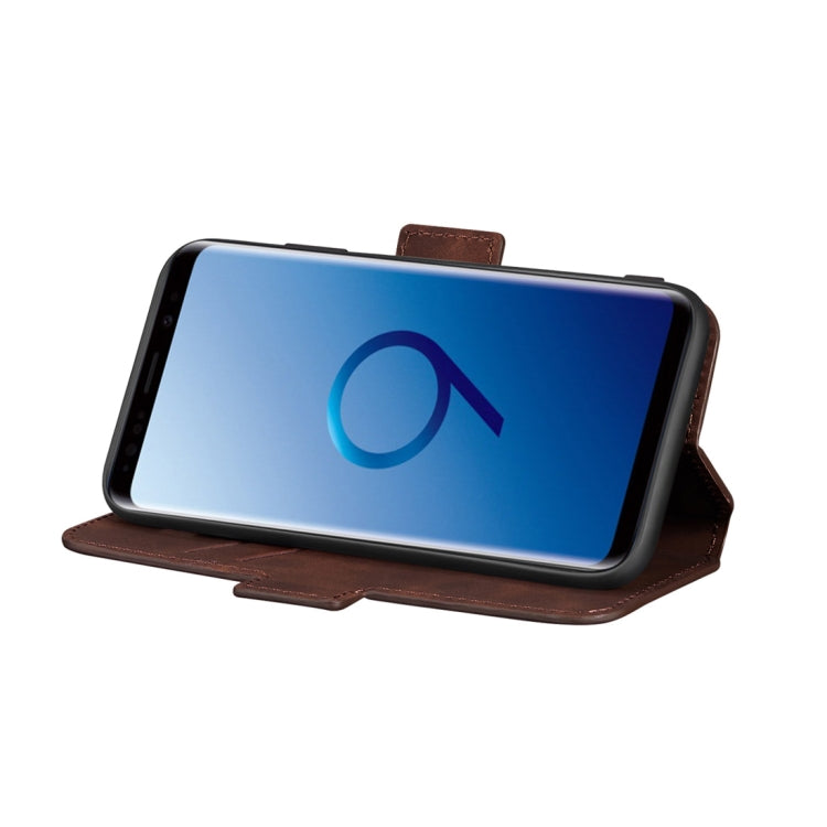 For Galaxy S9+ Retro Frosted Oil Side Horizontal Flip Case with Holder & Card Slots