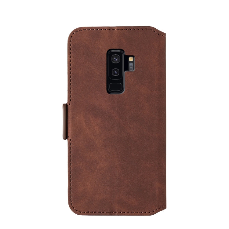 For Galaxy S9+ Retro Frosted Oil Side Horizontal Flip Case with Holder & Card Slots