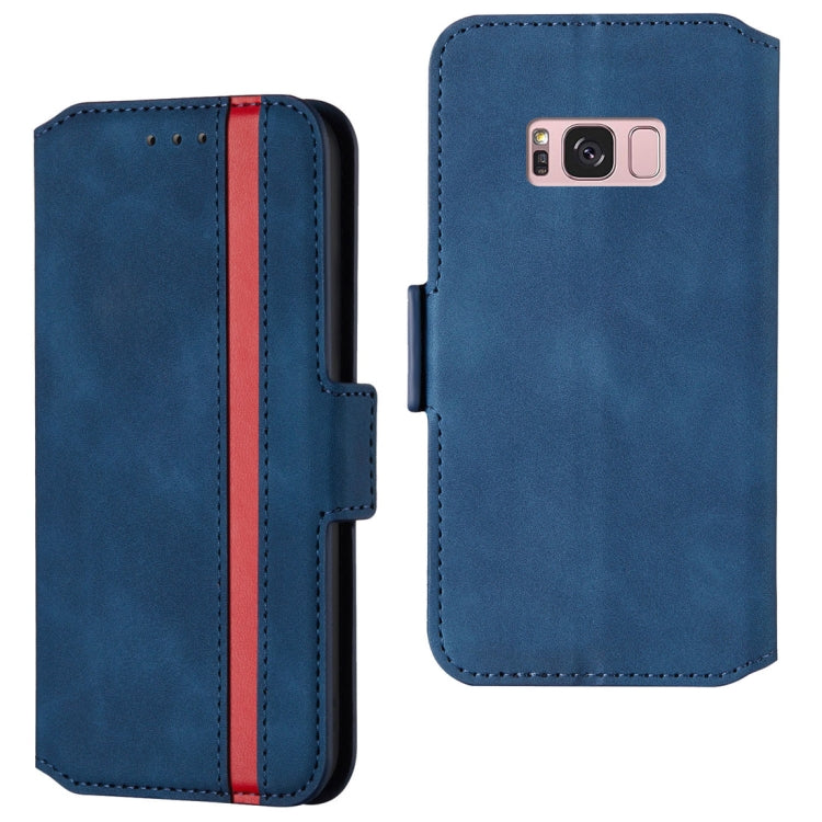 For Galaxy S8 Retro Frosted Oil Side Horizontal Flip Case with Holder & Card Slots