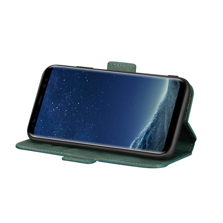 For Galaxy S8 Retro Frosted Oil Side Horizontal Flip Case with Holder & Card Slots