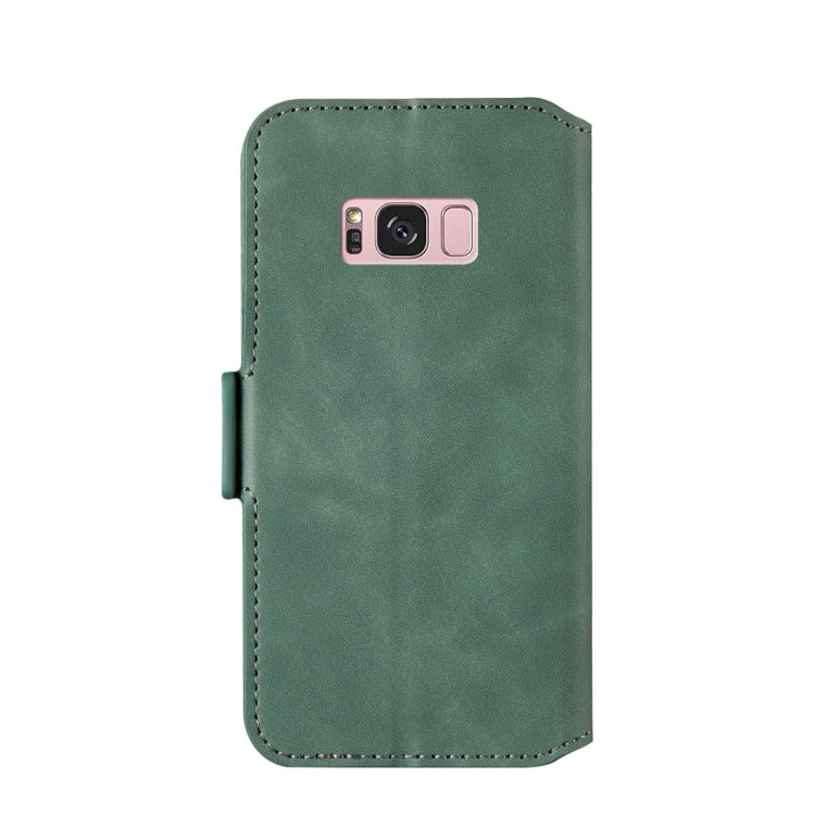 For Galaxy S8 Retro Frosted Oil Side Horizontal Flip Case with Holder & Card Slots