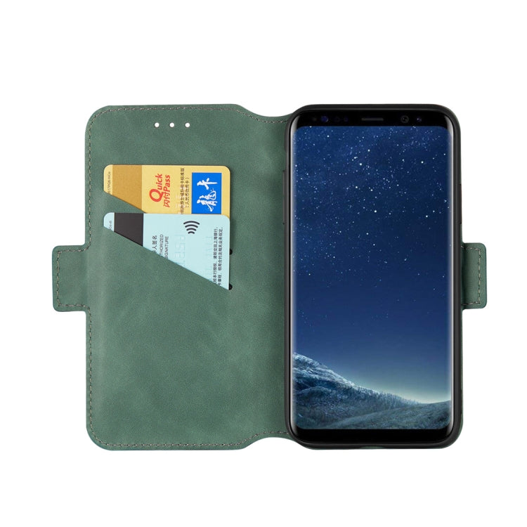 For Galaxy S8 Retro Frosted Oil Side Horizontal Flip Case with Holder & Card Slots