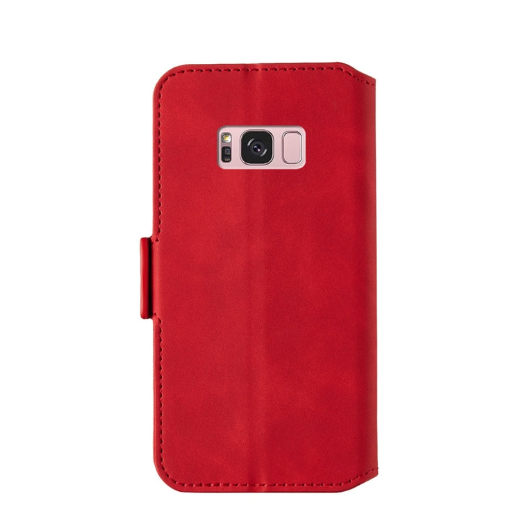 For Galaxy S8 Retro Frosted Oil Side Horizontal Flip Case with Holder & Card Slots