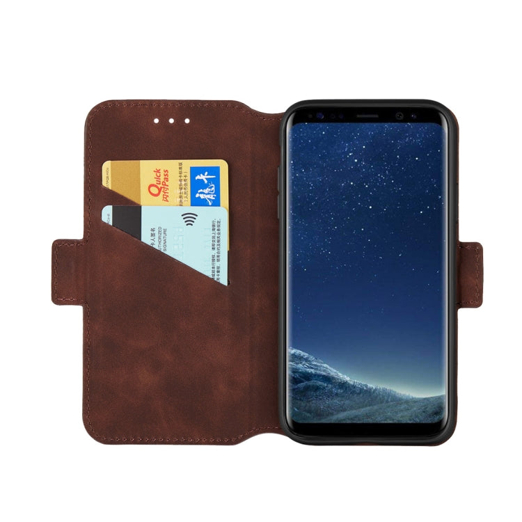 For Galaxy S8 Retro Frosted Oil Side Horizontal Flip Case with Holder & Card Slots