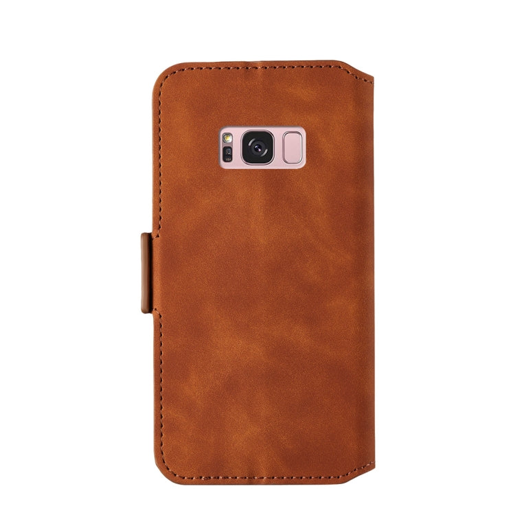 For Galaxy S8+ Retro Frosted Oil Side Horizontal Flip Case with Holder & Card Slots