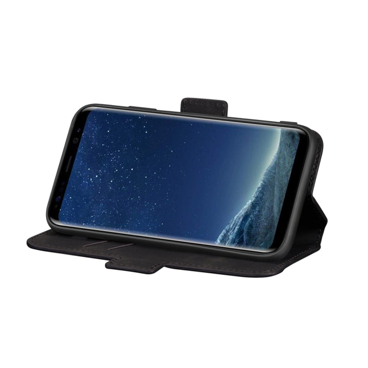For Galaxy S8+ Retro Frosted Oil Side Horizontal Flip Case with Holder & Card Slots