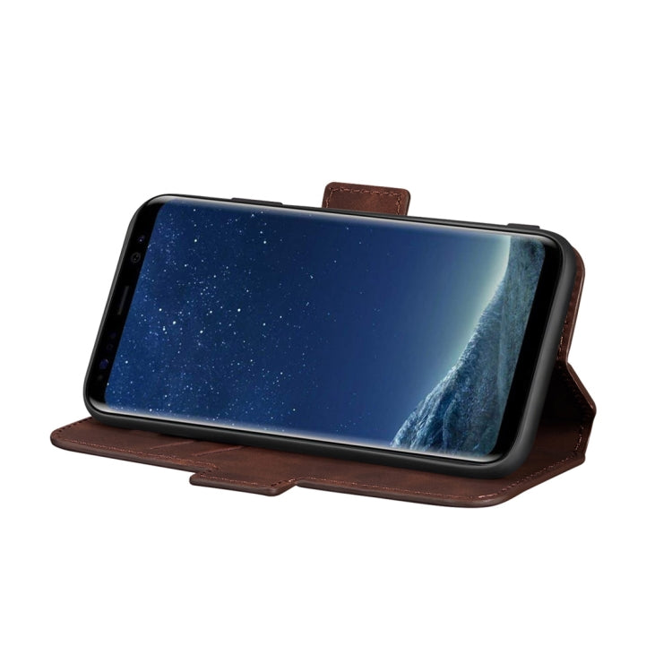 For Galaxy S8+ Retro Frosted Oil Side Horizontal Flip Case with Holder & Card Slots