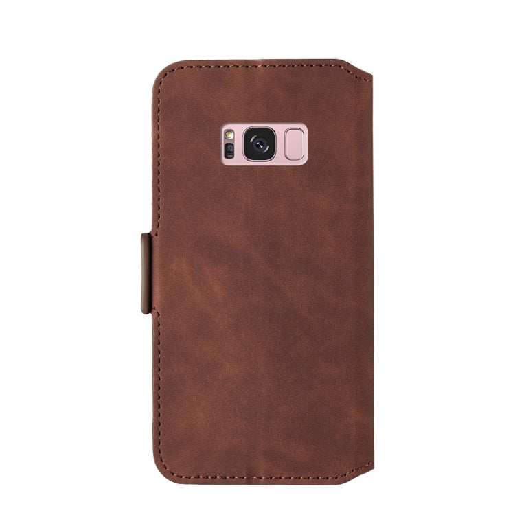For Galaxy S8+ Retro Frosted Oil Side Horizontal Flip Case with Holder & Card Slots
