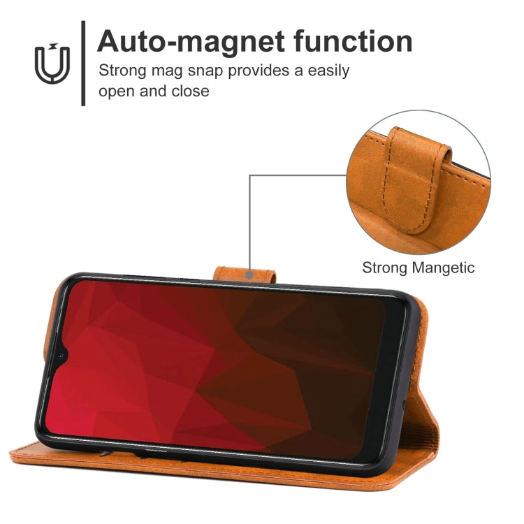 Leather Phone Case For Vodafone Smart V11