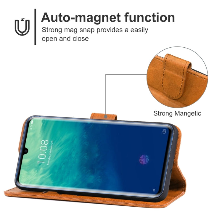 Leather Phone Case For ZTE Axon 10 Pro