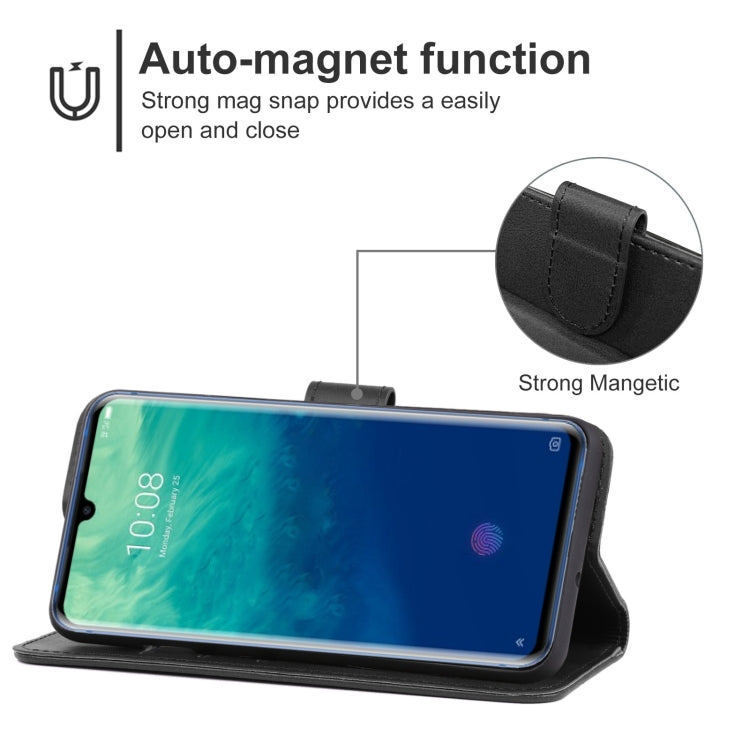 Leather Phone Case For ZTE Axon 10 Pro