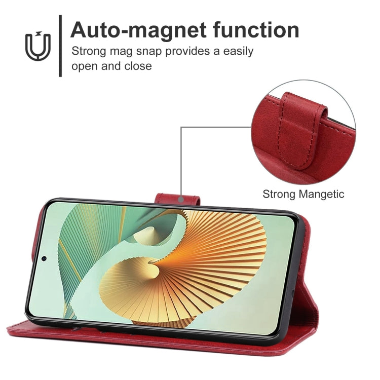 Leather Phone Case For ZTE Axon 30 Pro 5G