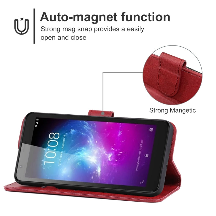Leather Phone Case For ZTE Blade A3 (2019)