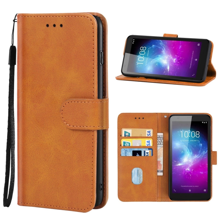 Leather Phone Case For ZTE Blade A3 (2019)