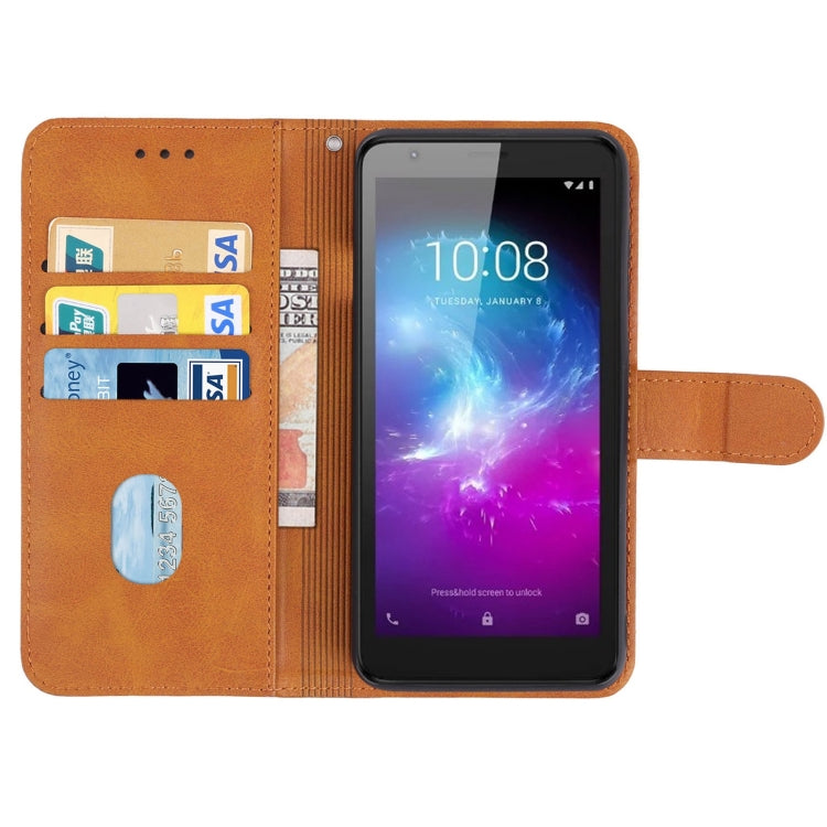 Leather Phone Case For ZTE Blade A3 (2019)