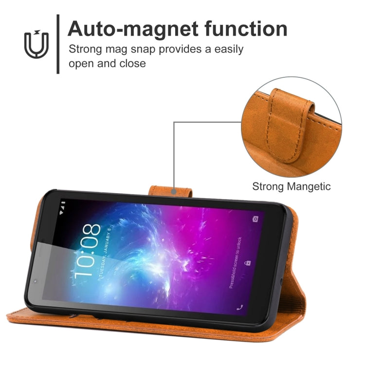 Leather Phone Case For ZTE Blade A3 (2019)