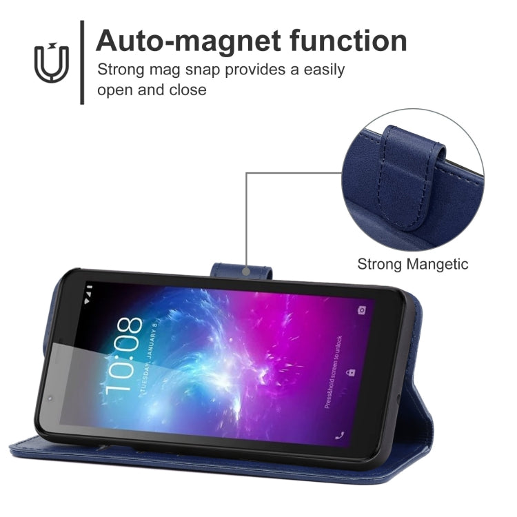 Leather Phone Case For ZTE Blade A3 (2019)