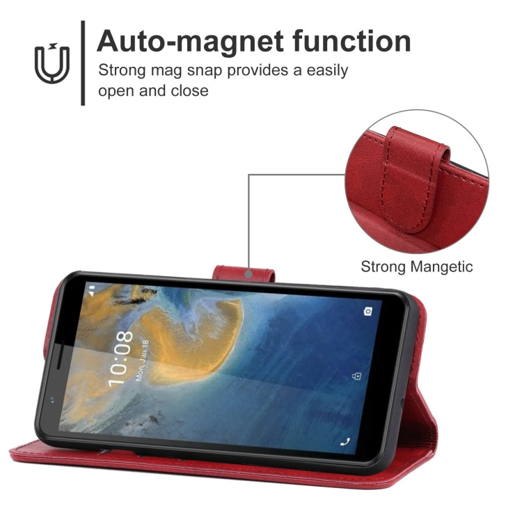 Leather Phone Case For ZTE Blade A31 Lite