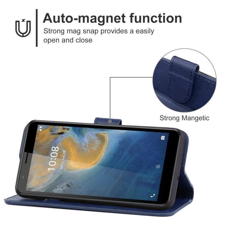 Leather Phone Case For ZTE Blade A31 Lite
