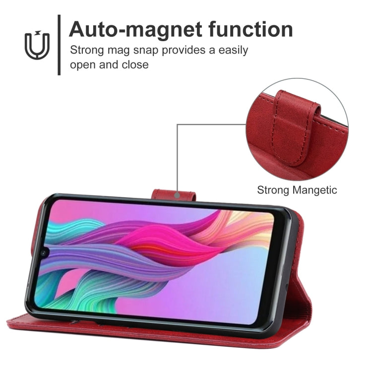 Leather Phone Case For ZTE Blade A5 (2020)