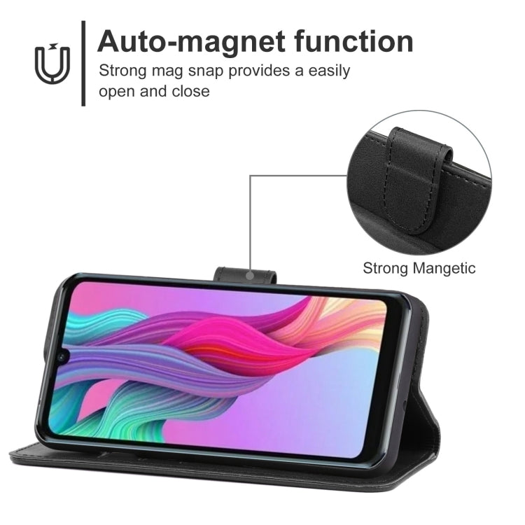 Leather Phone Case For ZTE Blade A5 (2020)
