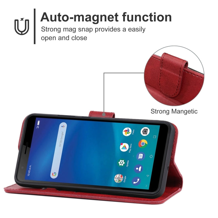 Leather Phone Case For ZTE Blade L210