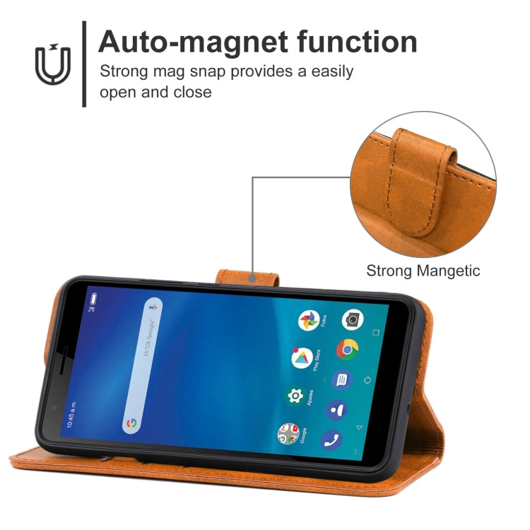 Leather Phone Case For ZTE Blade L210