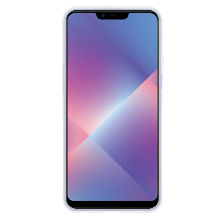 TPU Phone Case For OPPO A5(Frosted White)