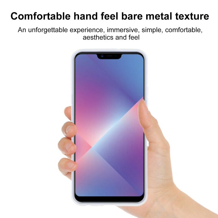 TPU Phone Case For OPPO A5(Frosted White)