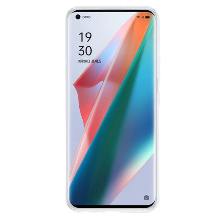 TPU Phone Case For OPPO Find X3(Frosted White)