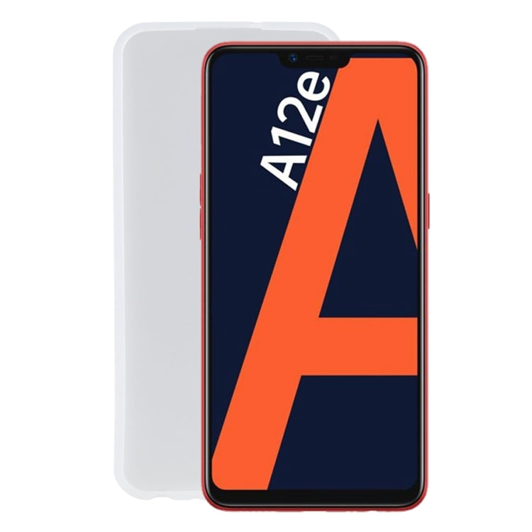 TPU Phone Case For OPPO A12e(Frosted White)