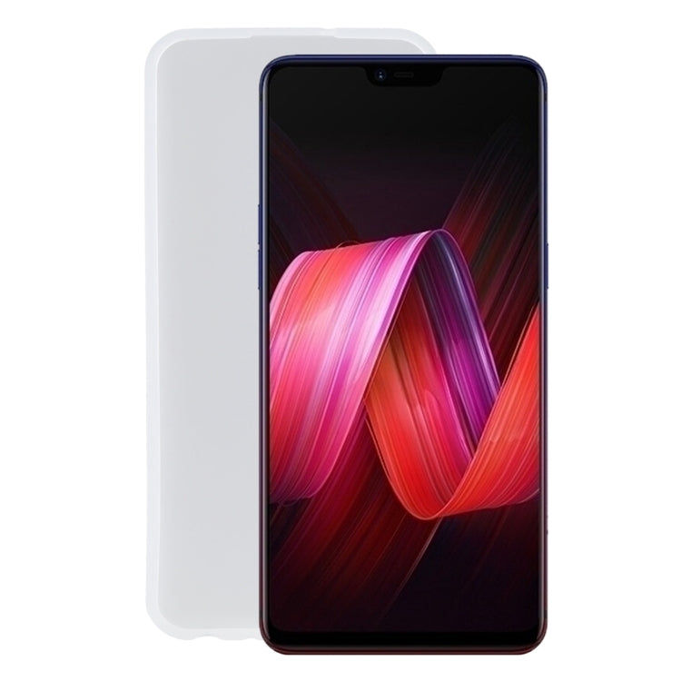 TPU Phone Case For OPPO R15(Frosted White)