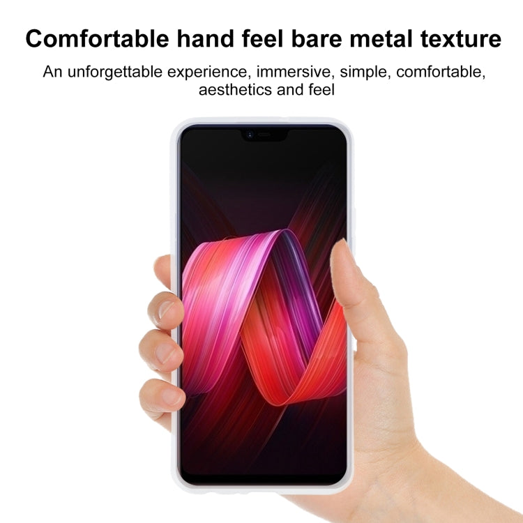 TPU Phone Case For OPPO R15(Frosted White)