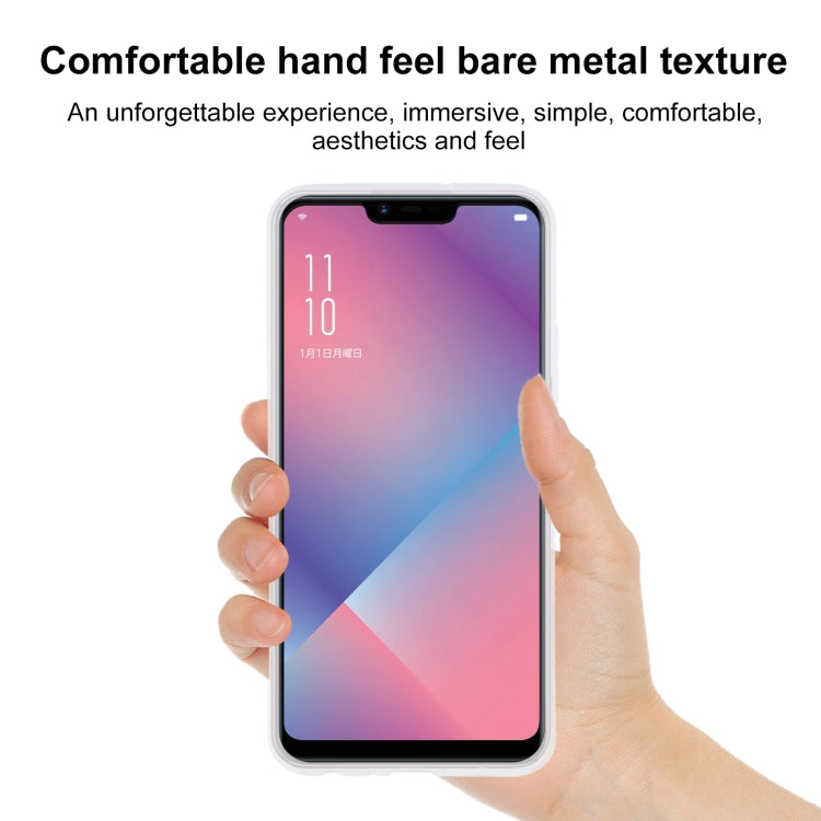 TPU Phone Case For OPPO R15 Neo / AX5(Frosted White)