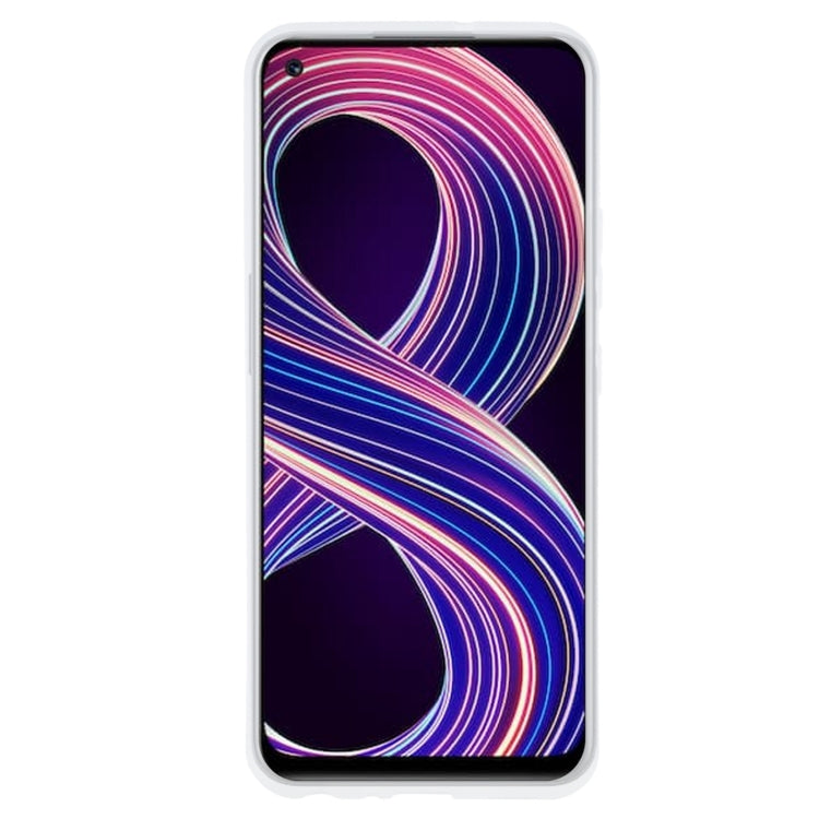 TPU Phone Case For OPPO Realme 8 5G(Frosted White)