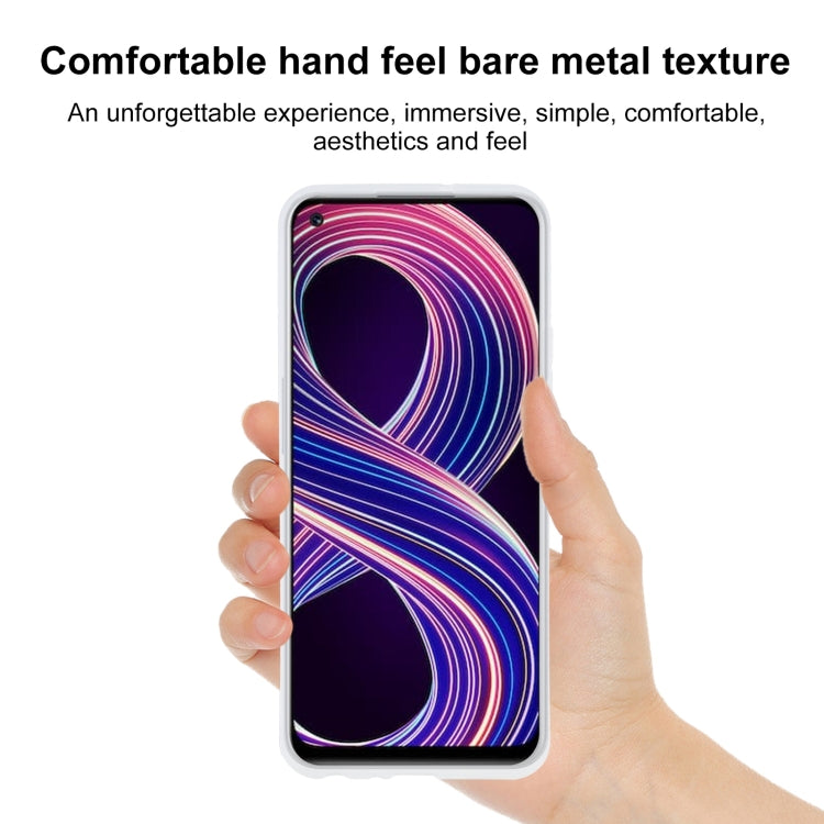 TPU Phone Case For OPPO Realme 8 5G(Frosted White)