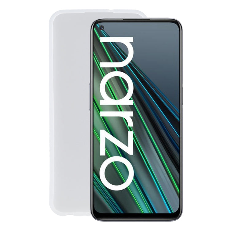 TPU Phone Case For OPPO Realme Narzo 30 5G(Frosted White)