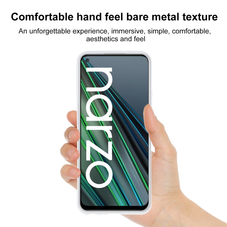 TPU Phone Case For OPPO Realme Narzo 30 5G(Frosted White)