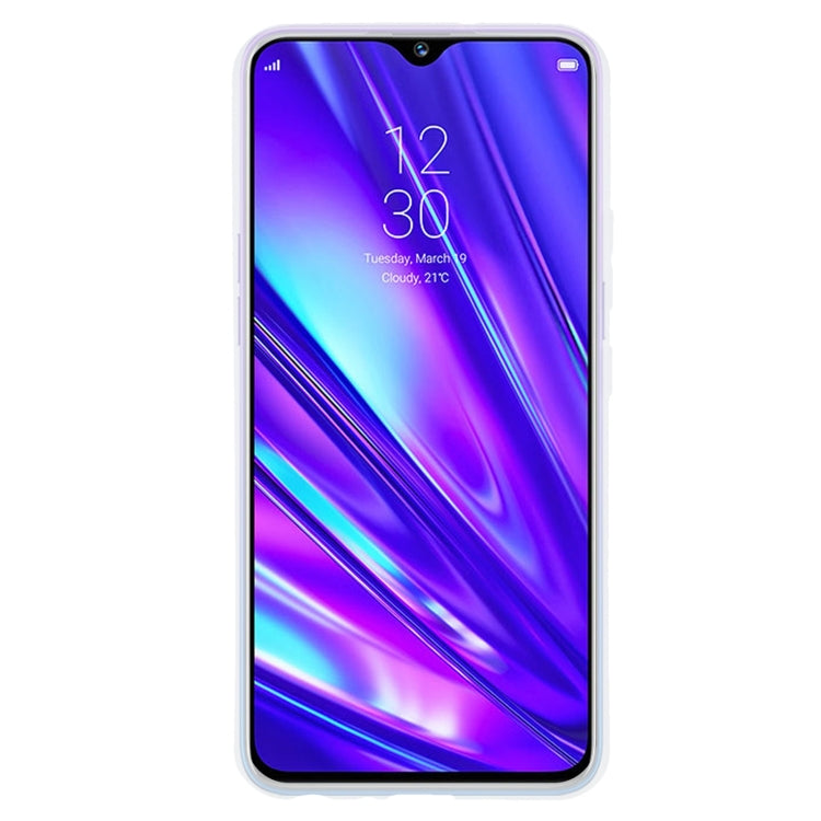 TPU Phone Case For OPPO Realme Q(Frosted White)
