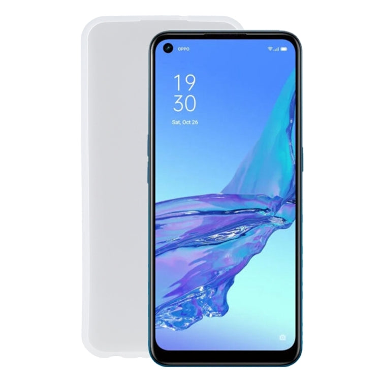 TPU Phone Case For OPPO A32(Transparent White)